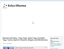 Tablet Screenshot of kriyadharma.com